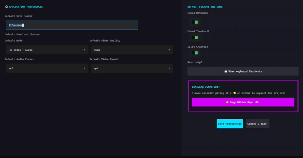 UltraTube Screenshot 1